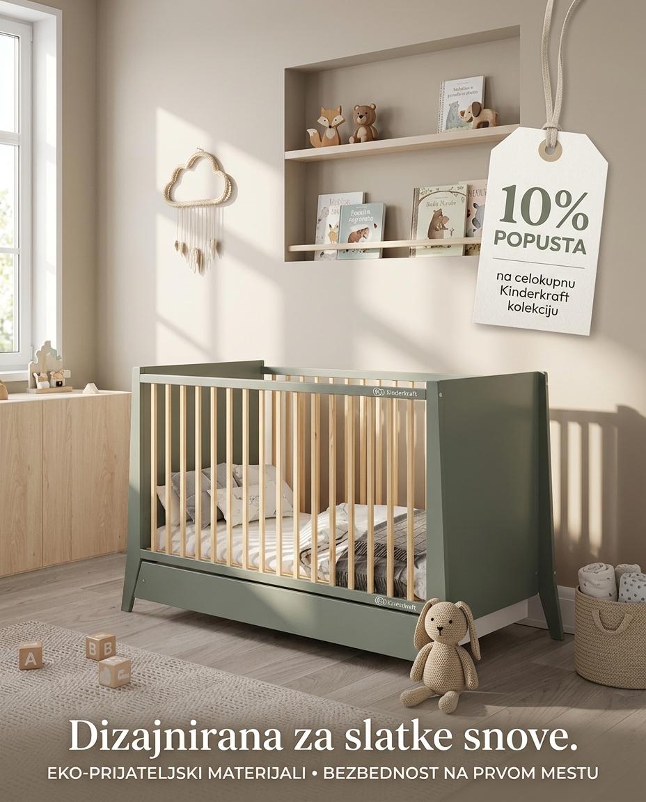 LETTINO COSMO KREVETAC 120X60 ANTRACIT PINE + FIOKA